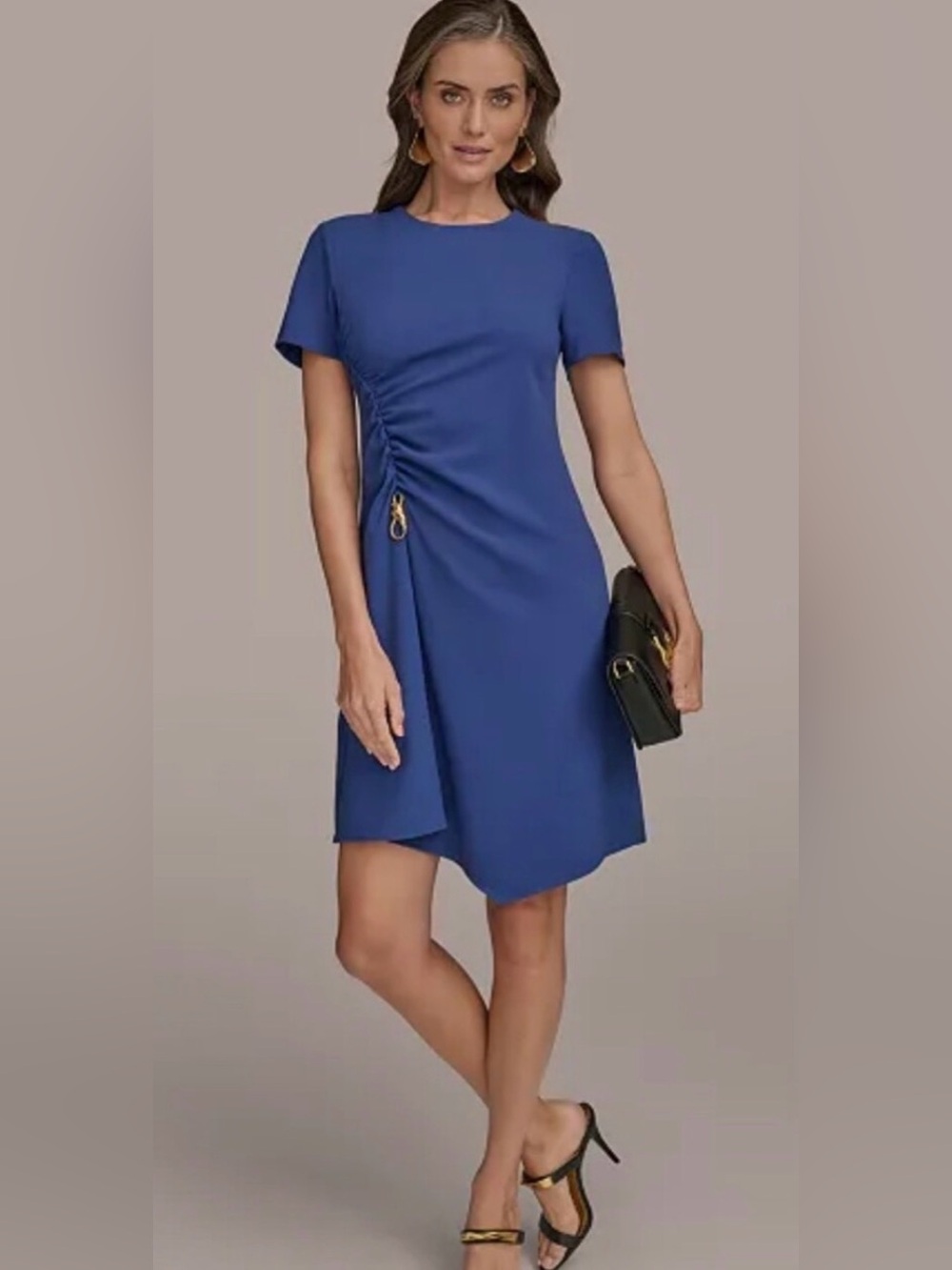 Donna Karan Dress. Blue Professional Conservative. Size 14. NWT,
